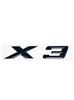 3D ABS Glossy Black XDrive Alphanumeric Emblem Sticker for BMW X1 X2 X3 X4 X5 X6 X7 & GT - 18i 20i 23i 25i 28i 30i 35i 40i 45i 5