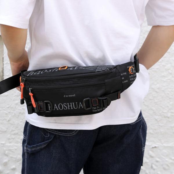 Borsa da petto estiva impermeabile da uomo Borsa sportiva da cintura Borsa da donna per cellulare Borsa a tracolla trendy per il tempo libero all'aperto Borsa mimetica