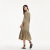 VEROMODA 2024 S/S Textured Round Neck A-Line Long Dress