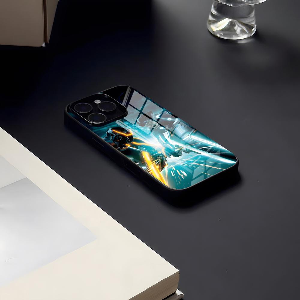 Tron Legacy Phone Case For IPhone 17 Pro Max 15 Pro 16 14 Plus 12 13 Mini 11 Pro Shockproof Glass Cover
