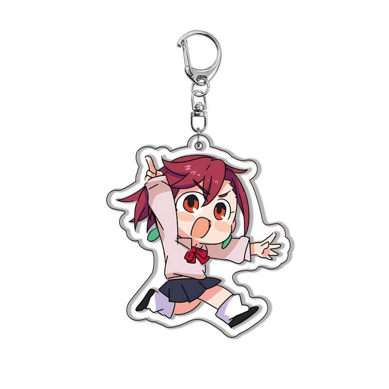 Anime Key Ring Acrylic Key Ring Cute Pendant Layered Design Dang Dang Ready Stock Dropshipping One Piece Available