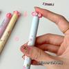 4pcs Sakura Gel Ink Pens Set Cherry Blossom Flower Print 0.5mm Ballpoint Black Color Ink Quick Dry Smooth Writing