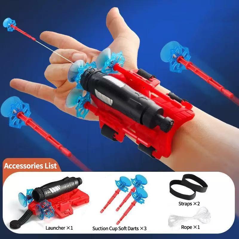 Spider Silk Launcher Spider Cos Party Comic Cosplay Costume Toys Boys Girls Toys Cartoon Anime Spider Hero Birthday Fans Gifts