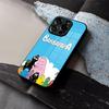 Cartoon B-Barbapapa Phone Case Tempered Glass For IPhone 16 13 14 12 15 11 Pro Max Plus Mini X XR SE2020 Coque