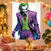 Polyester Wall Tapestry with Joker DC Design, Decorative Hanging for Bedroom Living Room Dorm