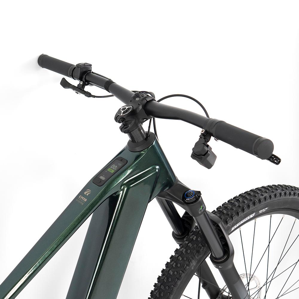 EM19 High-Performance Carbon Fiber Electric Mountain Bike | 48V250W Mid-Drive Motor, 75Nm Torque, 130-150KM Range, 12-Speed, Hydraulic Disc Brakes