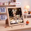 Delicate DIY Pearl Painting Kit 2D Flat Christmas Ornament  Porch Decoration