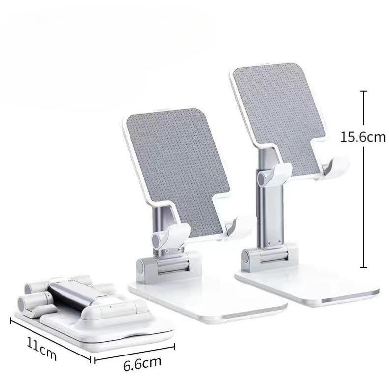 Desktop Mobile Phone Holder Stand for IPhone IPad, Adjustable Tablet Foldable Table Cell Phone Desk Stand Holder, 1 Piece