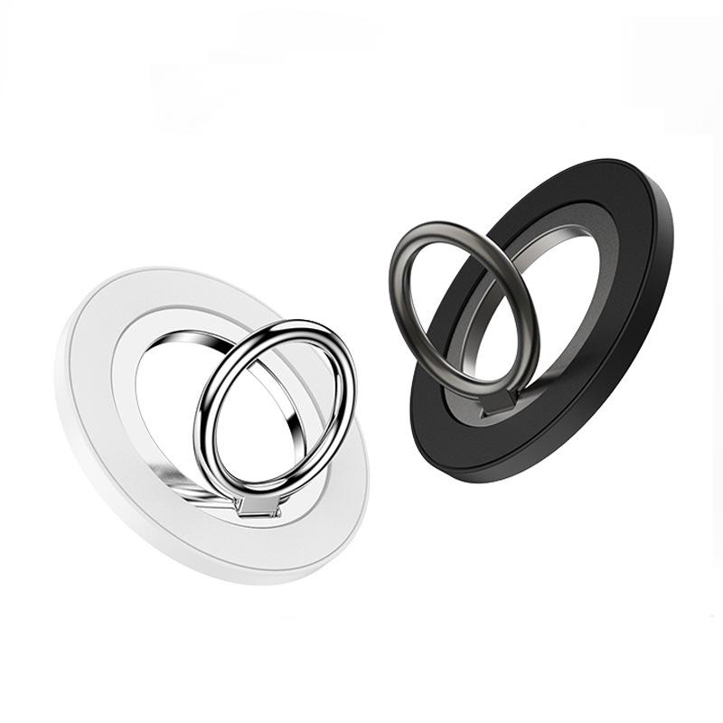 Magnetic Ring Stand for Apple 12-15 Phones - No Adhesive, Metal Design