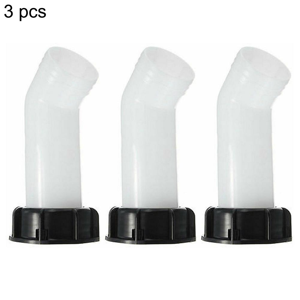 3PCS for IBC Tote Hose Adapter High Toughness Long Lasting Use Drainage Pipe Tanks Connector