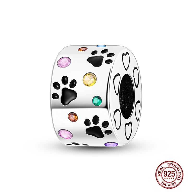 Kupfer Blau Chamäleon Anhänger Passen Anhänger Original Armbänder Familie Welpe Clip Charm Perlen DIY Damen Schmuck Geschenke