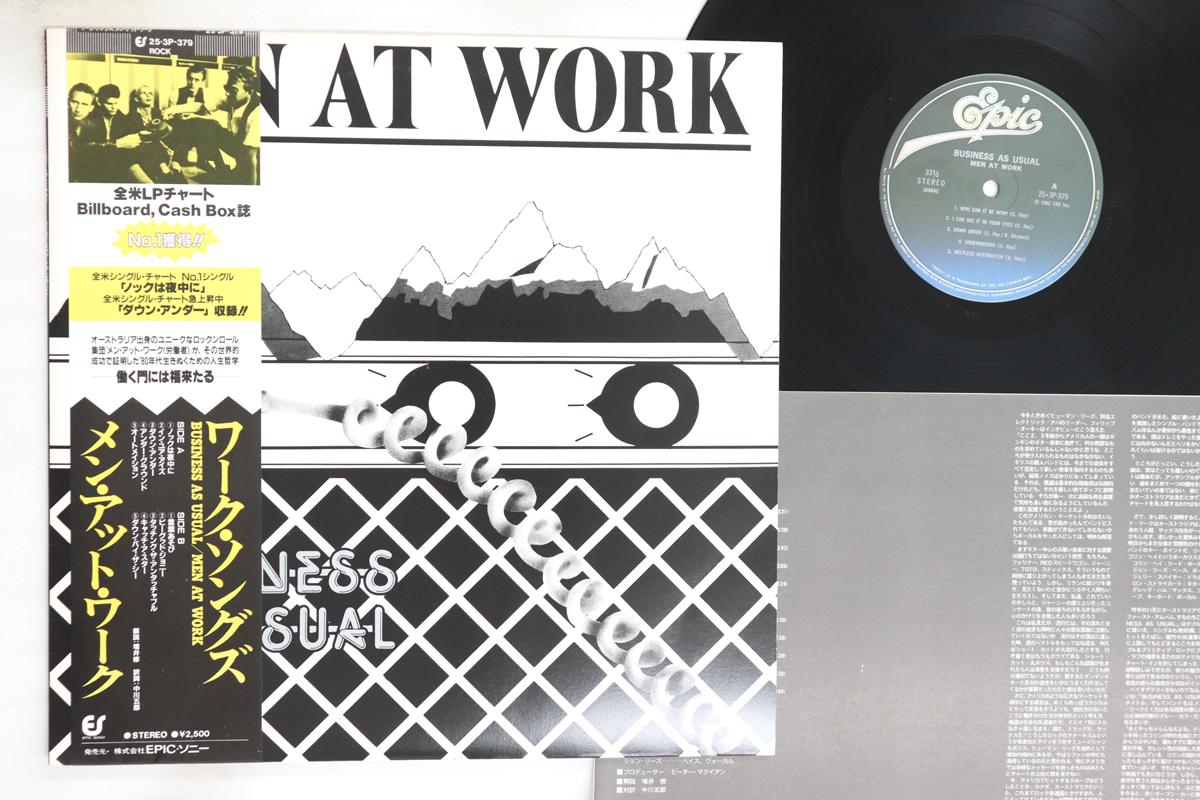 

LP Record MEN AT WORK - Business As Usual 253P379 EPIC 1982 Japan Obi Rock Used
