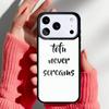 Friends Not Food Vegan Quote Phone Case for iPhone 17 16 15 14 13 Pro Max Back Cover for 12 11 Pro Coque