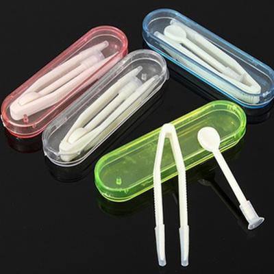 Nuovo dispositivo per la rimozione dell'inseritore di lenti a contatto + pinzette a punta morbida + kit infermieristico igienico