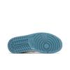 Damen Air Jordan 1 Mid 'University Blue' (Damengrößen) Segel / Segel / Abgetragene Blaue Vintage Basketballschuhe BQ6472 141