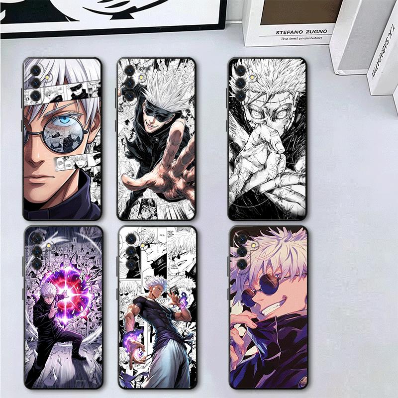 Anime Gojo Satoru JUJUSU Soft Phone Case for Samsung A17 A37 A57 A16 A26 A36 A56 A15 A25 A35 A55 A14 A24 A34 A54 A13 A23 A33 A53