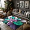 Tuniu Floral Abstract Design Rug Non-Slip Home Decor Living Room Carpet Mat