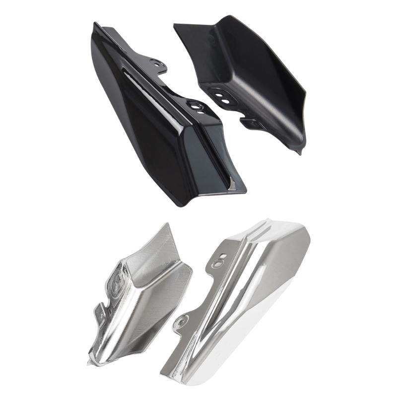 Motorcycle Middle Frame Air Deflector Replacement Heat Shield Deflector for 2001-2008 Models Engine Guard Protection