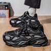 Men's Vintage Chunky Mesh Running Sneakers Breathable Non Slip Thick Sole Casual Streetwear Shoes