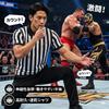 [Silver & Style] Referee Cosplay Short-Sleeved Shirt, Referee Uniform, Vertical Stripe, Zip-Up, Basketball, Soccer, Martial Arts (3XL)