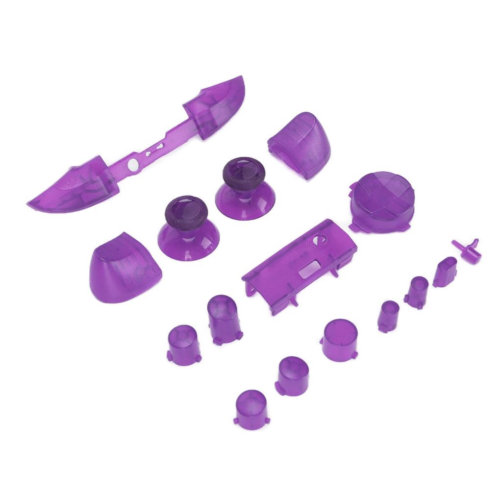 Komplette Tasten Mod Kits Trigger Komplettes Trigger Modul Set für XBOX Series X für XBOX Series S ControllerTransparent Lila