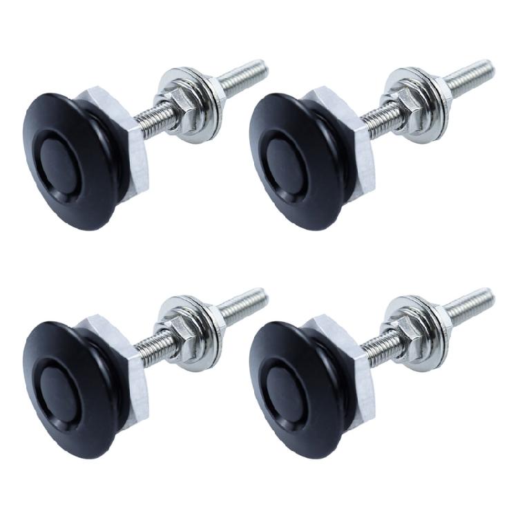 30mm Engine Cover Lock Invisible Anti Theft System Universal Push Button Bonnet Lock For Car Modification