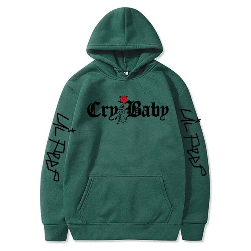 Men Hoodies 2021 Lil.Peep Rose Cry Baby Hoodie