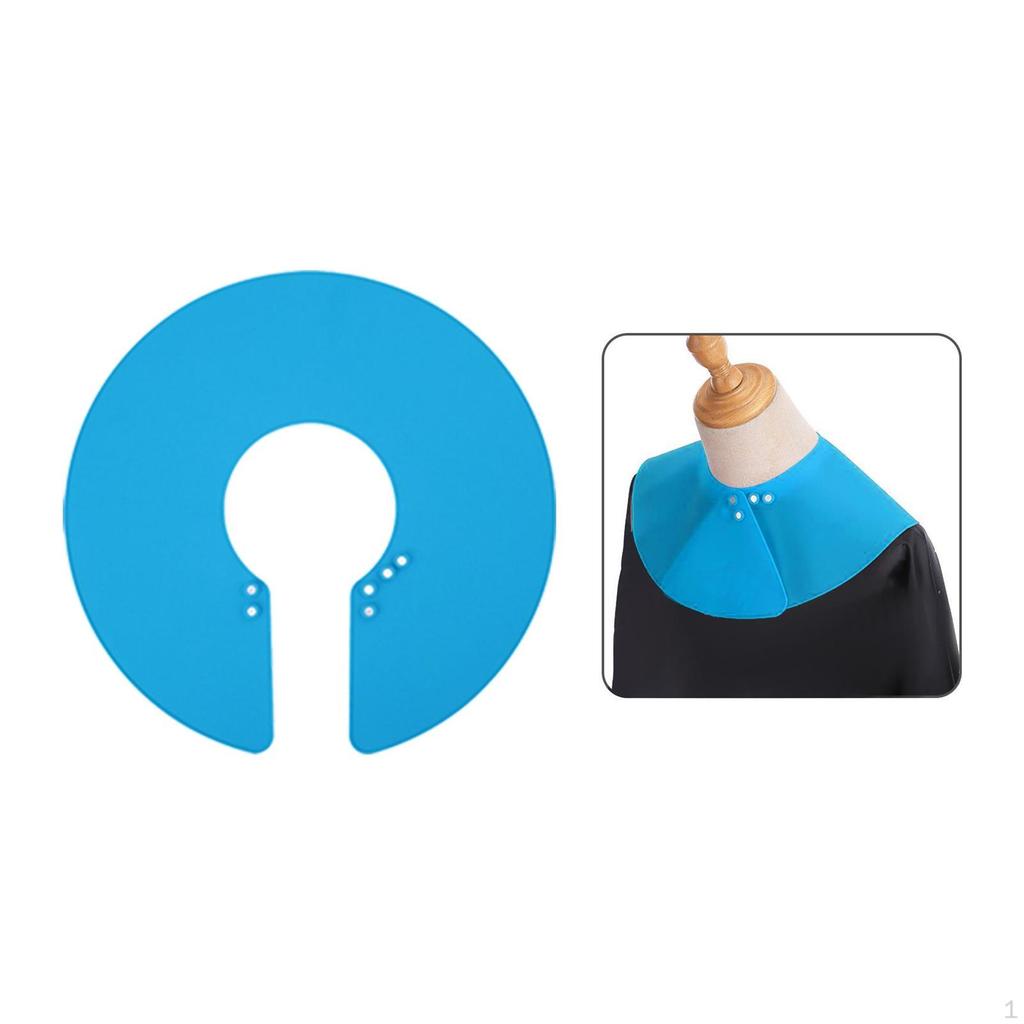 ,Professional Hair Cutting Collar Silicone Neck Cape, Clasp Design Waterproof Adjustable ,for