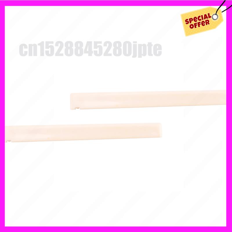 -ABUB 20 Pcs Spare Part Beige Plastic Bridge Saddle Nut For Classical Guitar