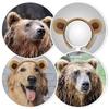 [onkemu] Bear Headband, Bear Ear Hairpin, Bear Ears, Animal Ears, Fluffy, Cute Bear Cosplay, Halloween, Christmas, Festivals, Costume, Cute, Stylish,
