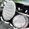 Car Steering Wheel Sun Shade Cover UV-Blocking Steering Sun Protection Cover 44CM Universal Sun Visor Protector Prevent Aging