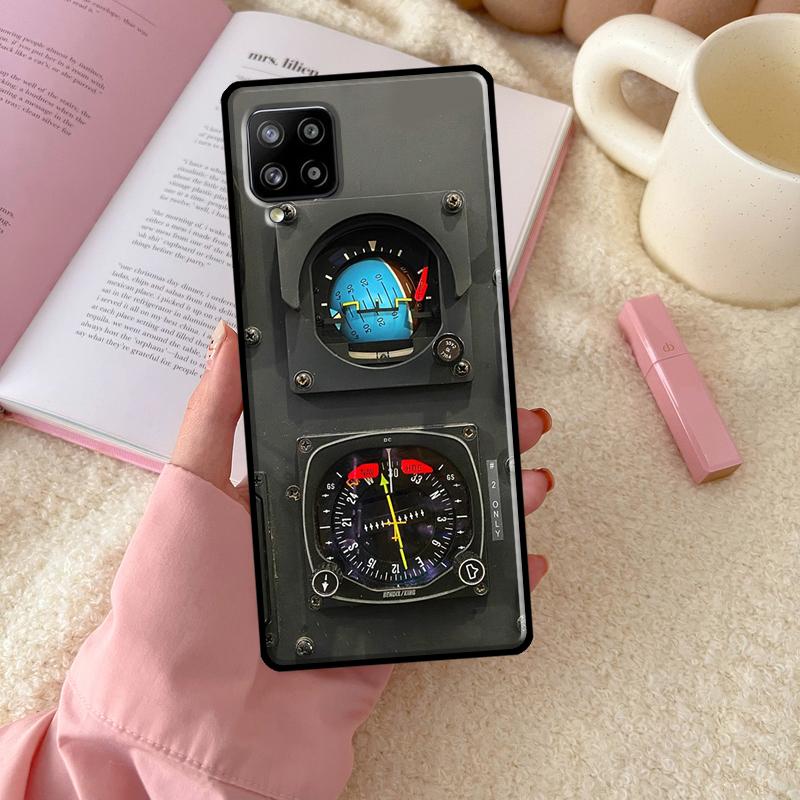 Aviation Aeroplane Pilot Cockpit For Samsung Galaxy A16 A26 A36 A56 A06 A53 A33 A13 A12 A32 A52 A55 A35 A15 A54 A34 A14 Case