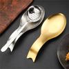 Stainless Steel Spoon Rest Ladle Holder For Kitchen Cooking Utensils Spatula Rack Corrosions Resistant Dishwasher Safe