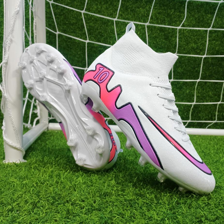 

2025 новые футбольные бутсы для мальчиков и девочек, студенческие, взрослые, игровые, с шипами, тренировочные, специальные кроссовки для искусственной травы 46