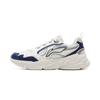 Li Ning Cloud Sea Cushioning Slip Resistant Abrasion Resistant Support Low Top Chunky Sneakers Men's White Blue AGCU305-2