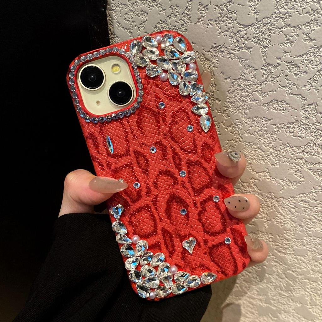 Snake Skin Texture Drop-Proof Phone Case for Apple 17/16 Pro Max/15 Pro/14/13/12