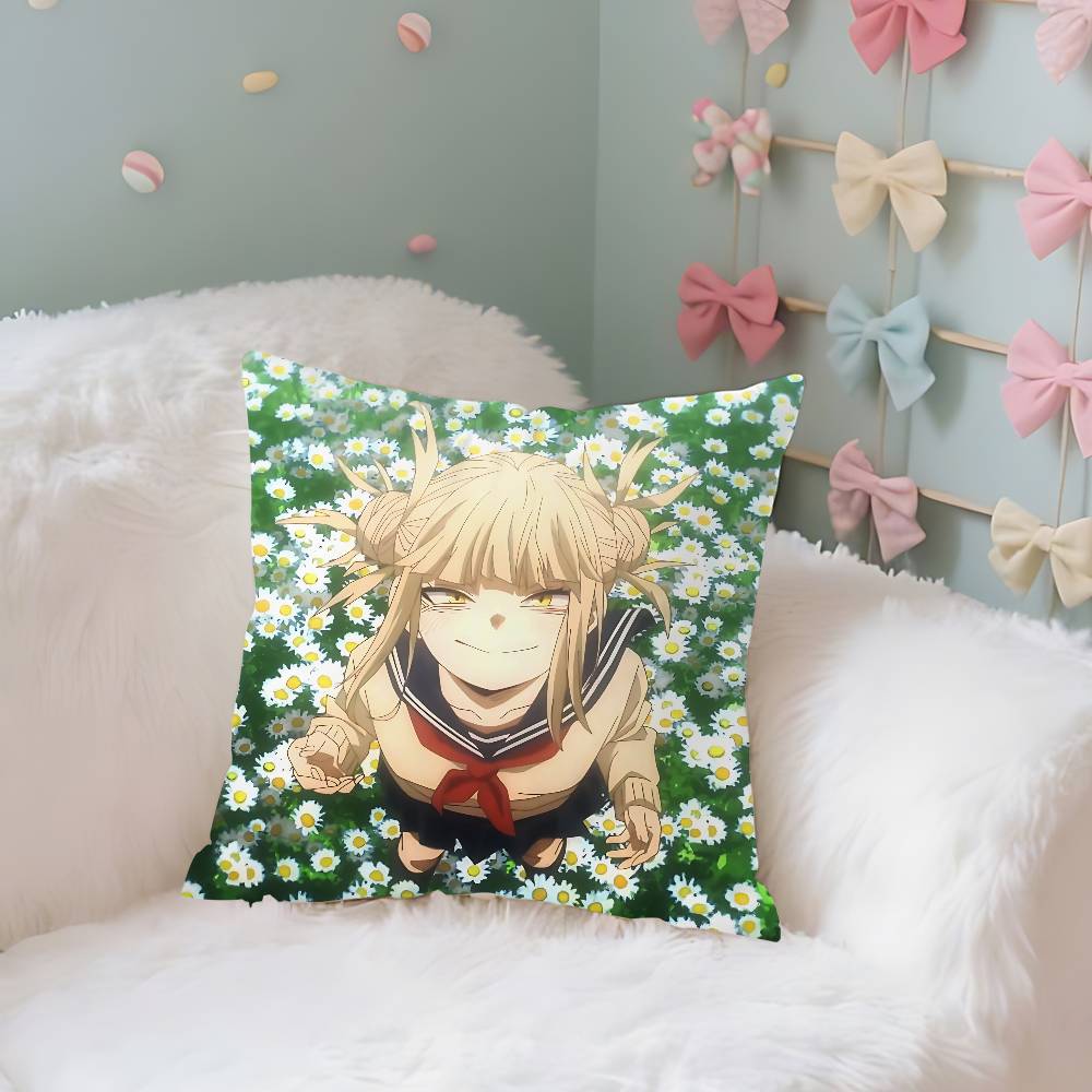 Anime Cute TtogahimikoS Throw Pillow Covers Pattern Cushion Cover Suitable For Sofa Bedroom Car Pillow Cover