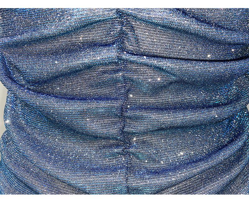 Women's Rhinestone Spaghetti Strap Bodycon Nightclub Dress