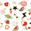 30Pcs Colorful Pendants Plated Mixed Styles for DIY Bracelet Necklace Earring Jewelry Accessories