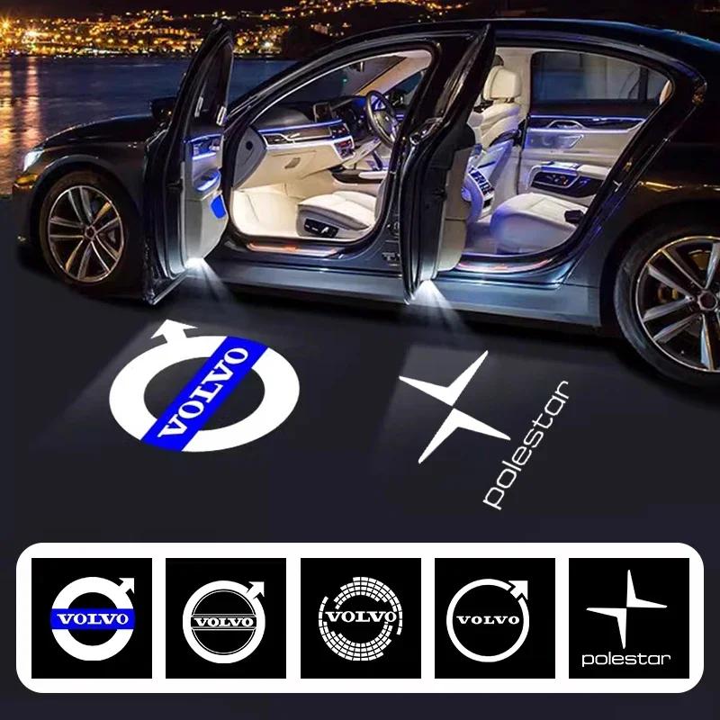 For Volvo XC90 V90 V60 XC60 V40 S80 S60 S90 C40 XC40 V70 XC70 C30 C70 EX90 LED Car Door logo Projector Lamps Welcome Light