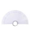 50Pcs Fan-shape Nail Art Tips Polish Board Display Practice Sticks Manicure Tool