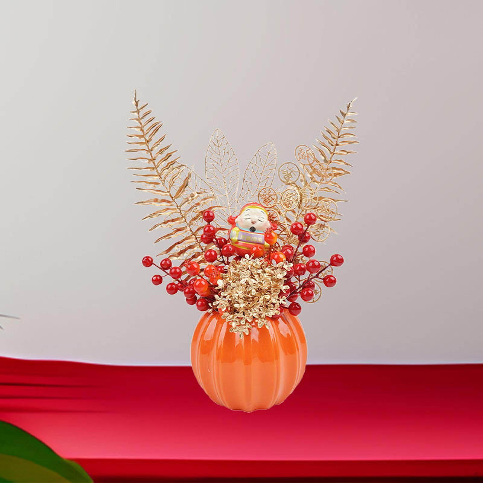 

Китайский Год Украшения Искусственный Букет Благословение Подарок Весенний Фестиваль Декор для Гостиной Style D