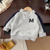 2025 Boys' Spring & Autumn Long-Sleeve Sweatshirt Outfit - Toddler Two-Piece Set