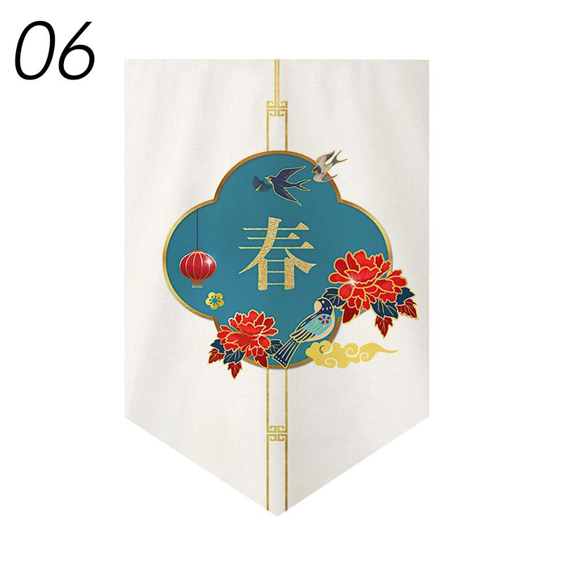 Japanese Style Short Curtain Luck Cat Printed Triangle Flag Kitchen Partition Restaurant Half Curtain Izakaya Sushi Shop Decor