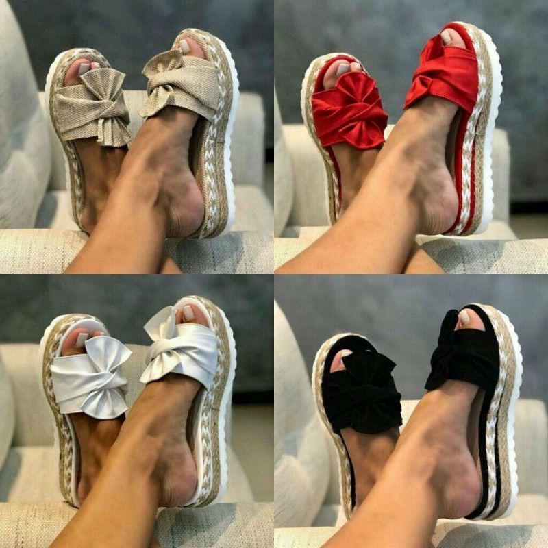 Stylish Bow Knot Sandals Shoes For Women With Comfortable Inner Lining For Everyday Use