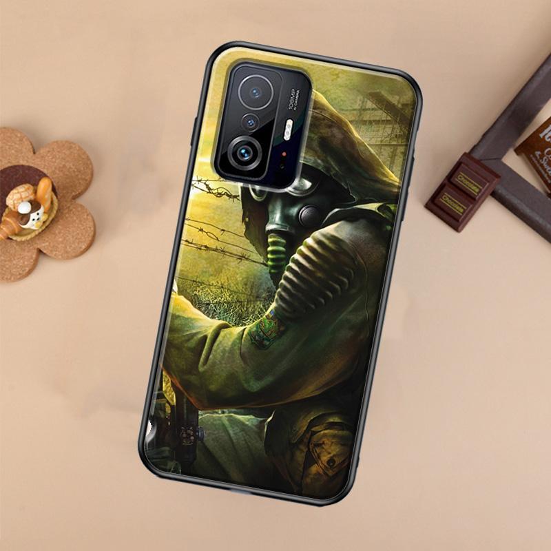 Skull Gas Mask Case For Xiaomi 13 14 Ultra 11T 12T 13T 14T Pro POCO X7 Pro X3 X5 X6 F3 F5 F6 M6 Pro Cover