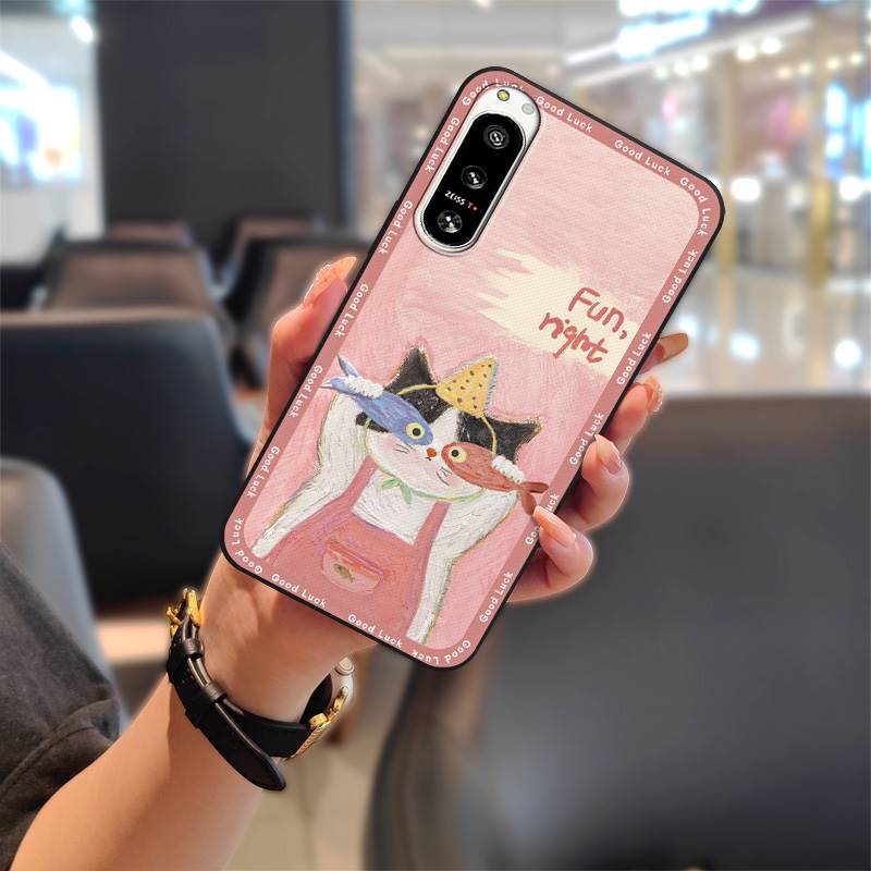 Graffiti Fashion Design Phone Case For Sony Xperia5 IV Anti-dust Protective Anti-knock Dirt-resistant Cartoon Back Cover
