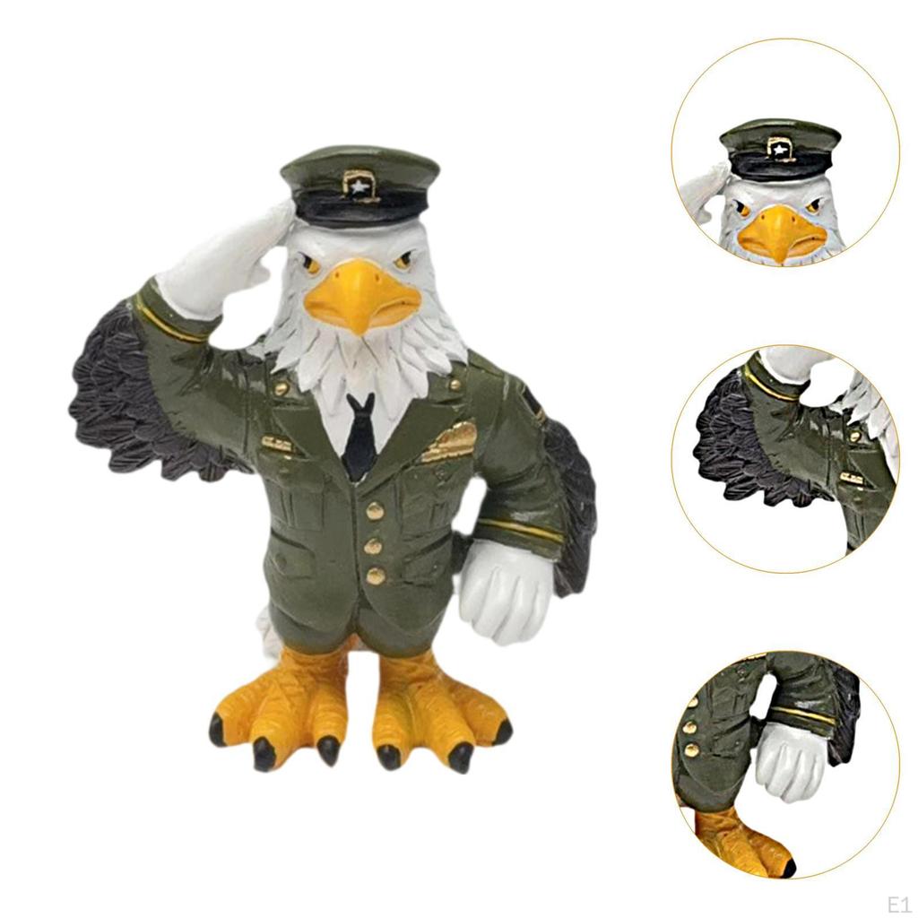 Eagle Statue Decorative Practical Figurine for Home Friends Desktop Display