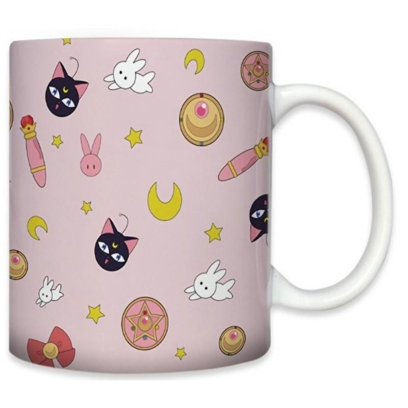 Керамическая кружка с принтом Аниме Мультяшный Сейлор Мун Чашка для воды и чая 400ML