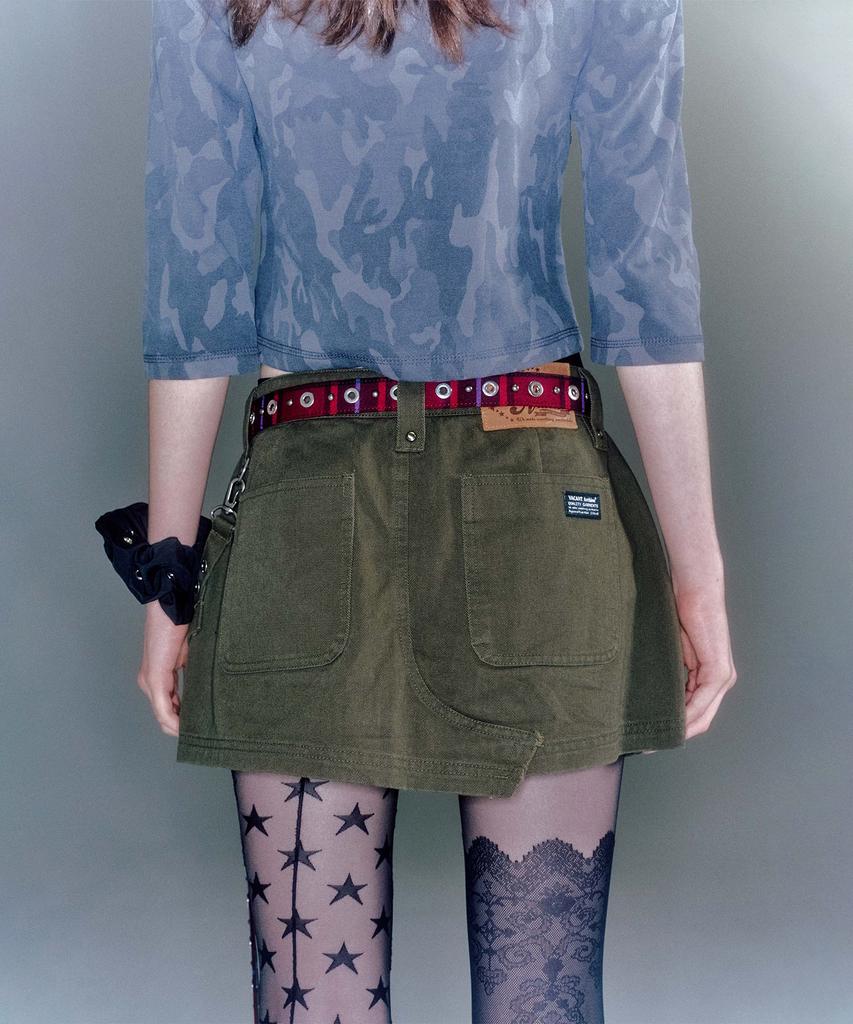 Beikeonteuakaibeu Kathy Cargo Mini Skirt (2Color)